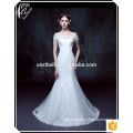 Stunning Sleeveless See Through Back Mermaid Floor Length Beaded Wedding Dress Lace